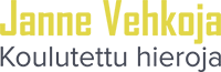 Koulutettu hieroja Janne Vehkoja Logo